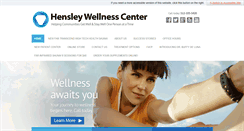 Desktop Screenshot of hensleywellness.com